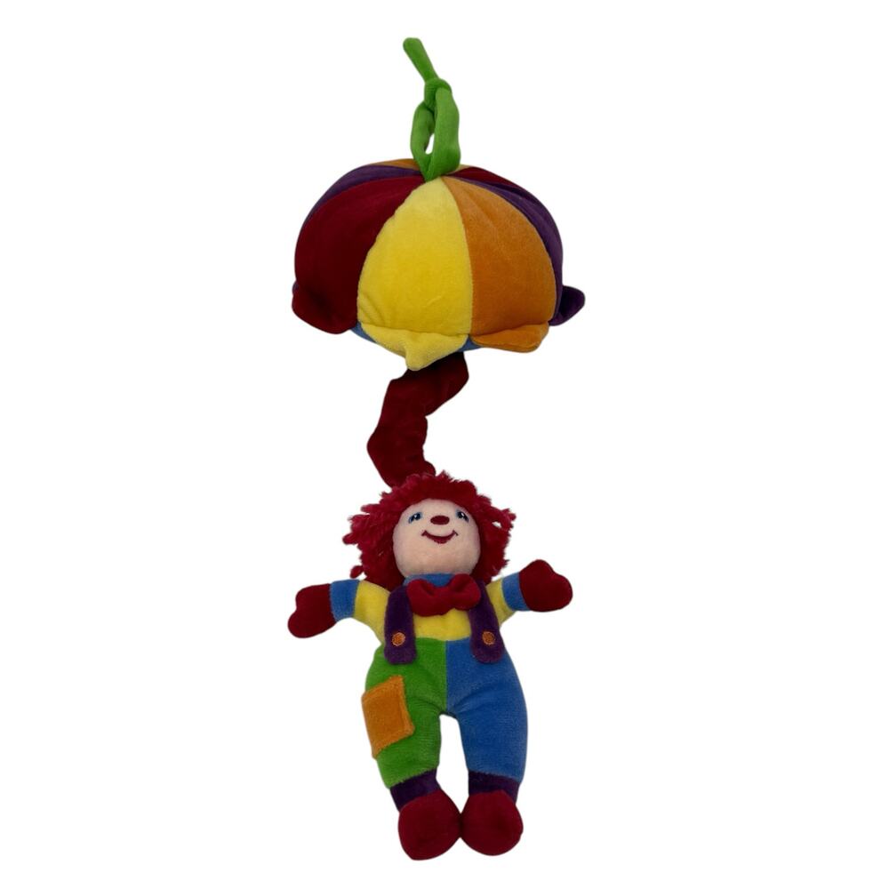 Gymboree 2001 Vintage Gymbo Colorful Crib Hanging Plush Musical‎ Pull Toy Rare